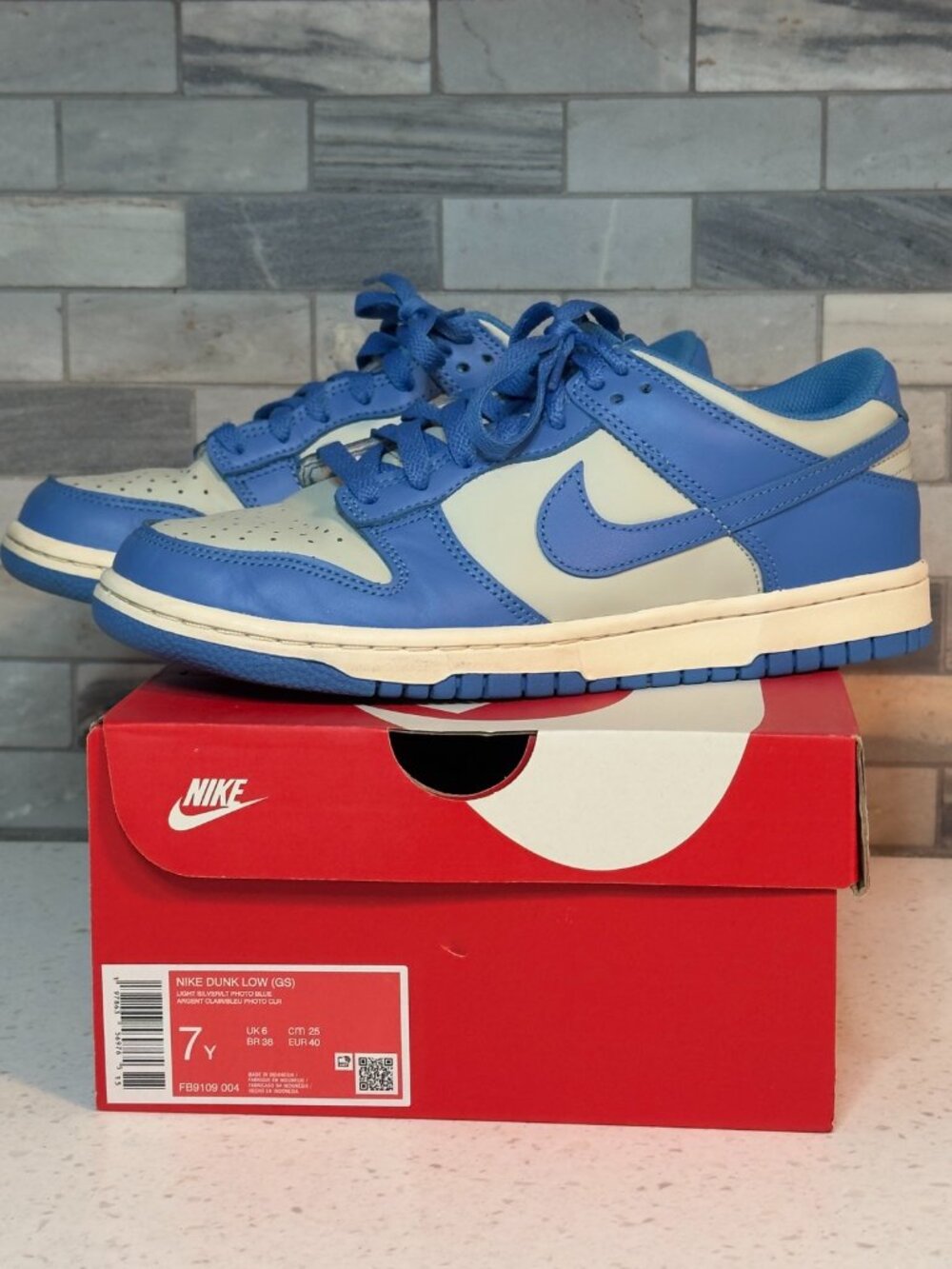Nike Big Kids’ Dunk Low (GS) – Size 7Y